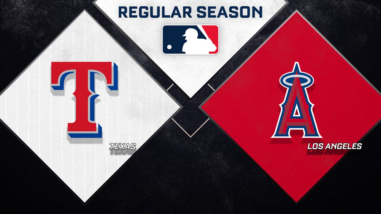 Texas Rangers vs Los Angeles Angels highlights